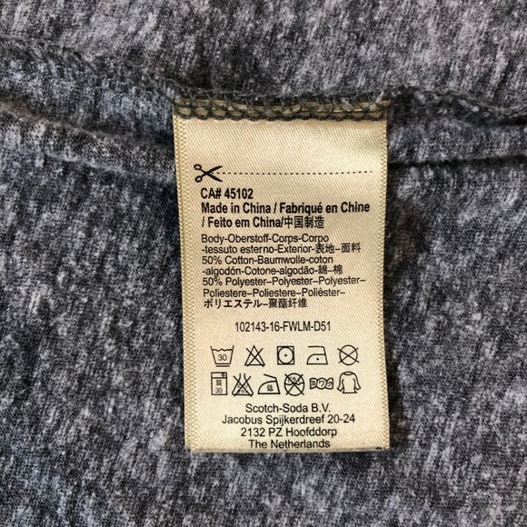 [126] SCOTCH & SODA Text Artwork T-Shirt - Picture 5 of 5